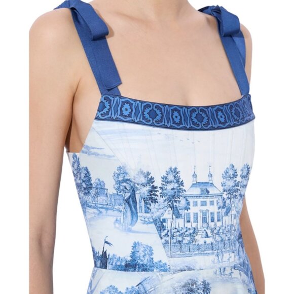 Alice and Olivia Rosalee Tie Strap Dress - Picture 3 of 5